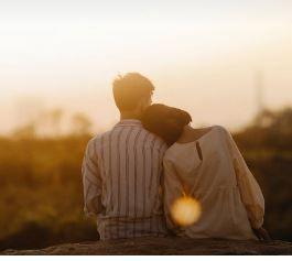 Couple at sunset